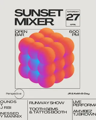 Poster: Sunset Mixer (Perspective)
