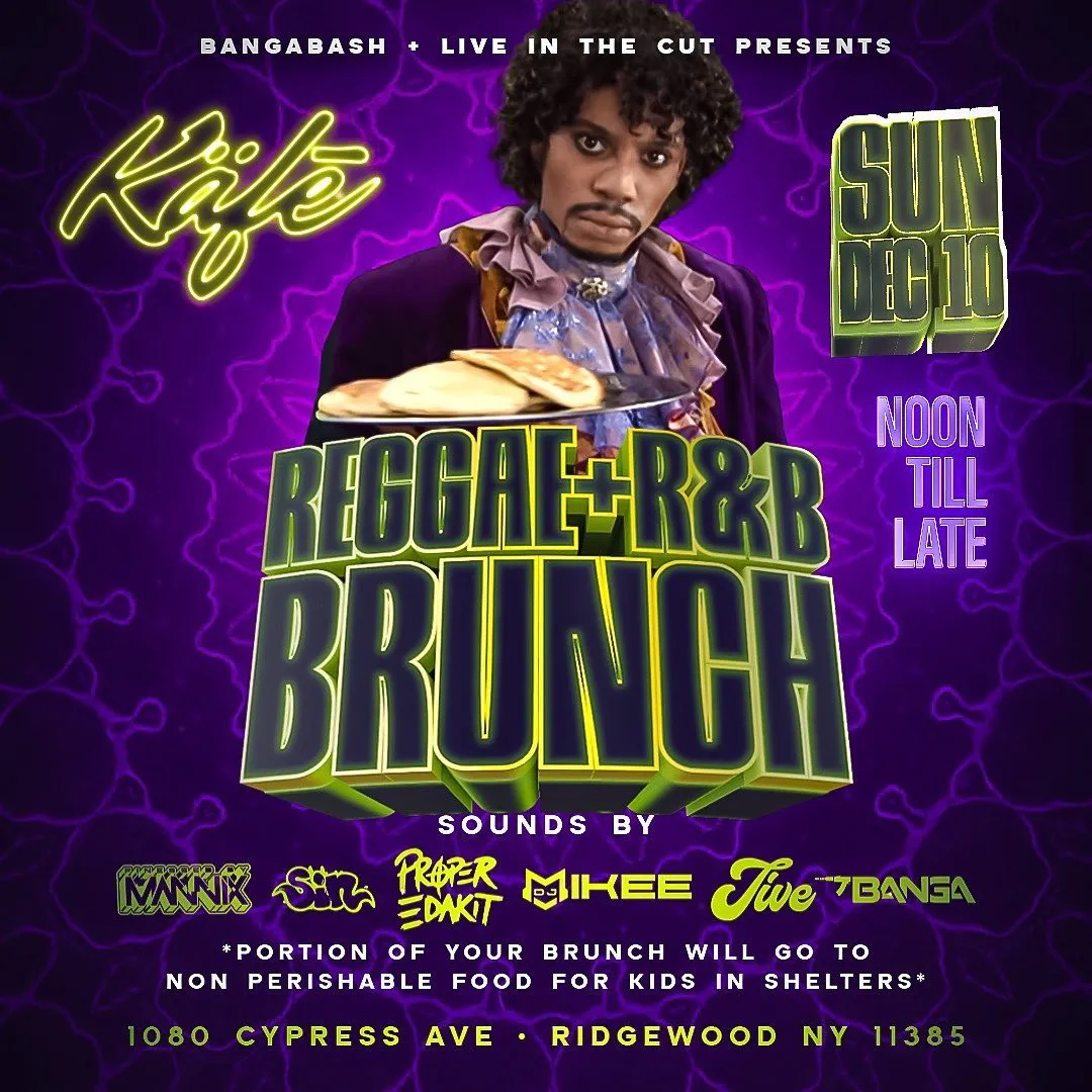 Poster: Reggae & R&B Brunch