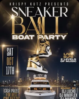Poster: Sneaker Ball Boat Party